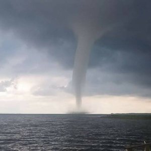 Waterspout north Spain